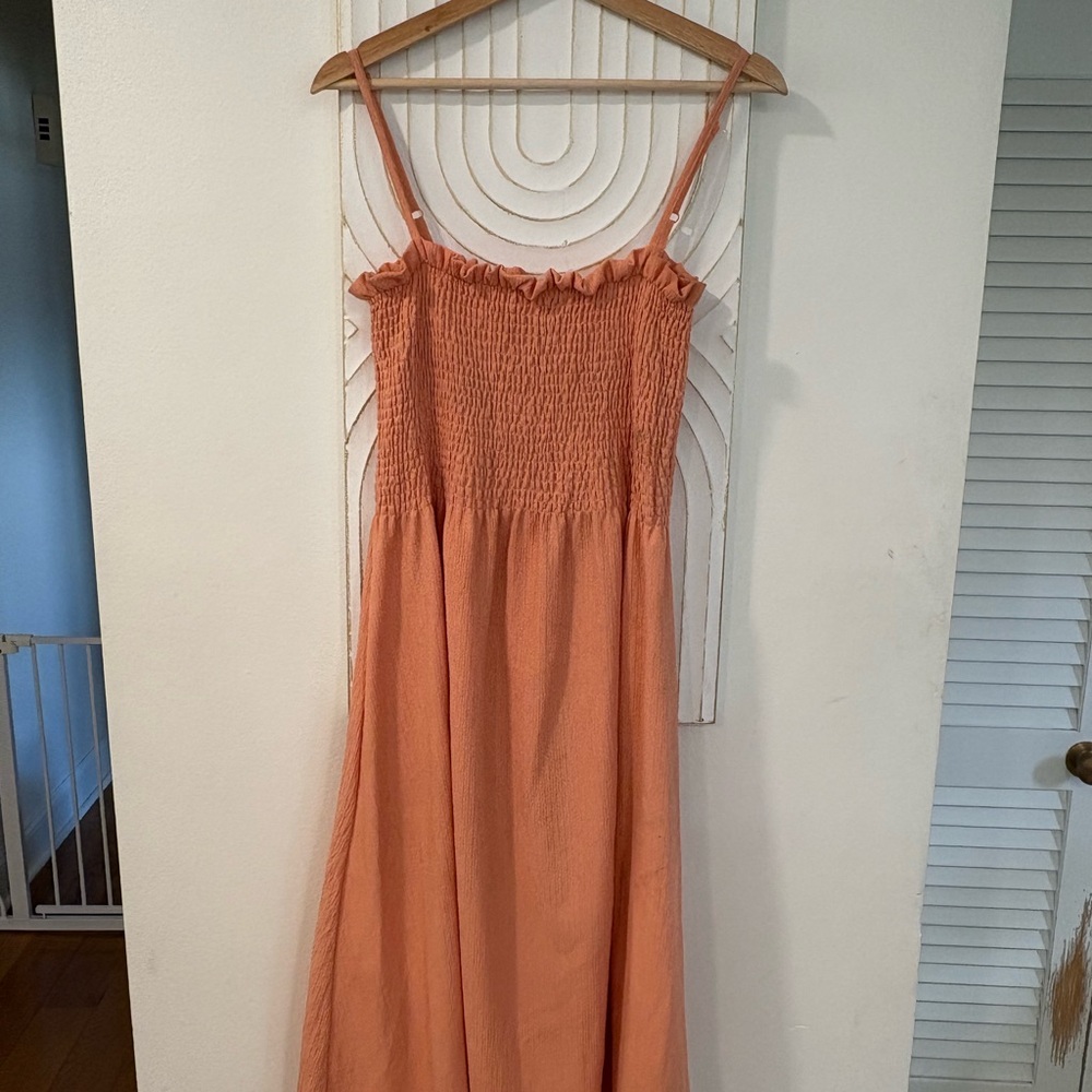 Elegant Peach Dress